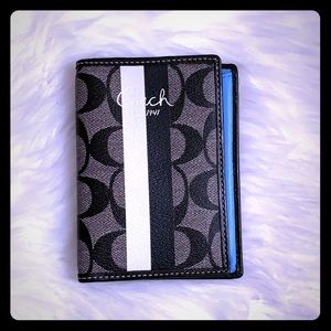 Authentic Coach Passport Holder